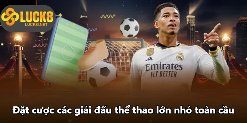 Đặt cược các giải đấu thể thao lớn nhỏ toàn cầu