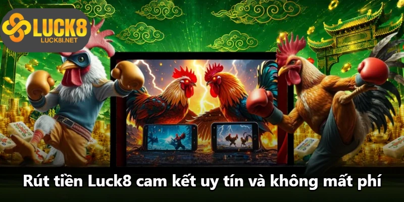 Rút tiền Luck8 cam kết uy tín và không mất phí